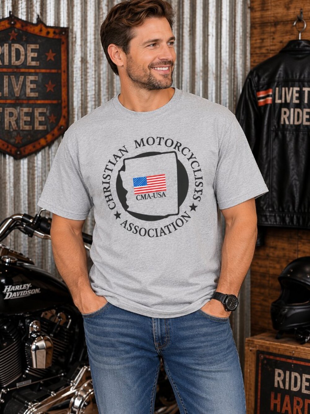 Az CMA - Motorcycle 🏍️ Tee-Shirt